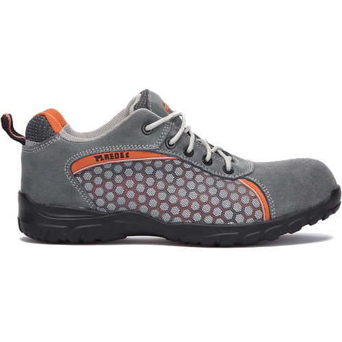 Zapato seguridad paredes, rubidio gris piel serraje talla 37