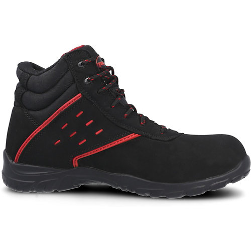 Bota seguridad paredes lantano negro piel serraje talla 45