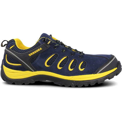 Zapato seguridad paredes, radio serraje azul, s1p talla 38