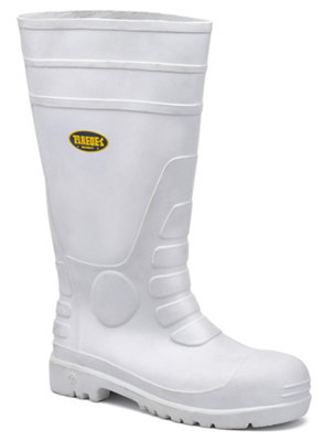Bota agua seguridad PAREDES, pvc, blanco, s4 src talla 41 · LEROY MERLIN