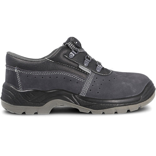 Zapato seguridad paredes, zp1002 serraje gris, s1p talla 43