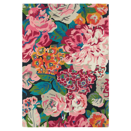 Alfombra de interior beige viscosa laiana 160 x 230cm 28 Alfombra lana sanderson rose&peony-c 45005 170x240cm