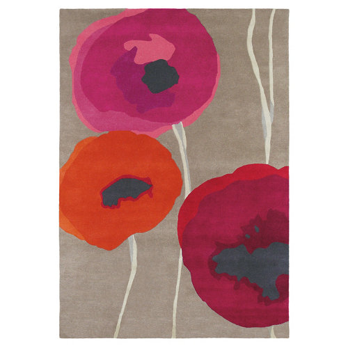 Alfombra lana sanderson poppies-red 45700 140x200cm