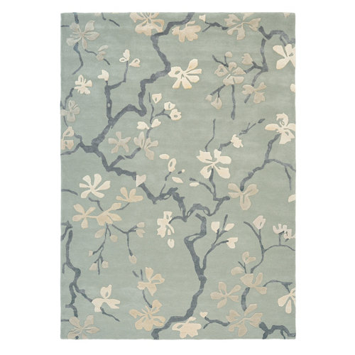Alfombra verde yute verde redonda 140 x 140cm 25 Alfombra lana sanderson anthea-ch-bl 47107 170x240cm
