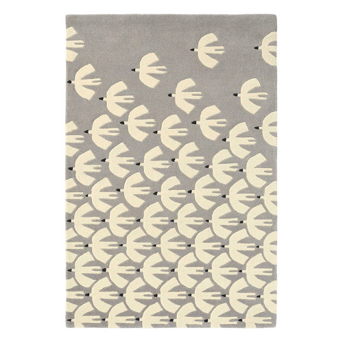 Alfombra de interior multicolor polipropileno murato 120 x 170cm 26 Alfombra lana scion pajaro-steel 23904 120x180cm