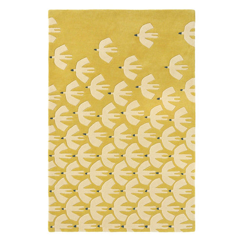Felpudo multicolor de coco 40 x70 cm 24 Alfombra lana scion pajaro-ochre 23906 120x180cm