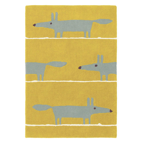 Alfombra lana scion mr-fox-musta 25306 120x180cm