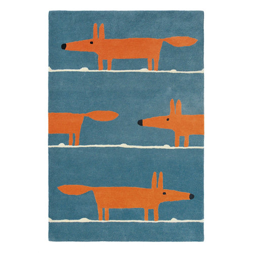 Alfombra negra pvc kitch 3692 60 x 120cm 26 Alfombra lana scion mr-fox-denim 25318 140x200cm