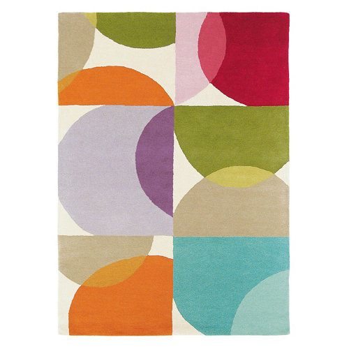 Alfombra gris viscosa provence 160 x 230cm 26 Alfombra lana scion kaleido-pop 26000 140x200cm