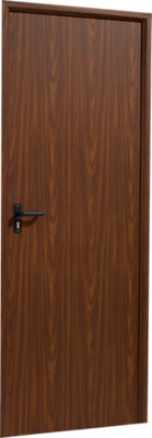 Puerta de trastero galvanizada lacada nogal · LEROY MERLIN