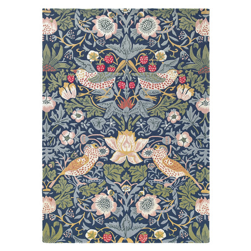 Alfombra de interior multicolor polipropileno lenca 120 x 170cm 23 Alfombra lana y viscosa morris strawb-th-in 27708 140x200cm