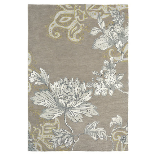 Alfombra lana y viscosa wedgewood fable-fl-gris 120x180cm