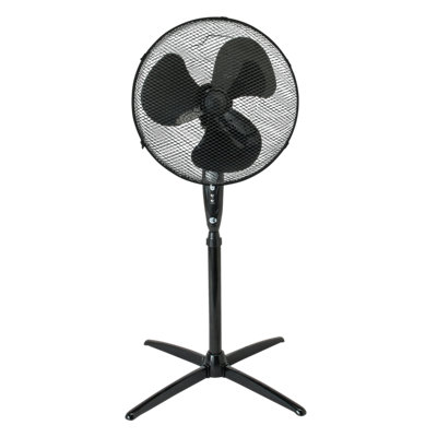 Ventilador de pie metal EQUATION Altona Negro man 45W Ventilador de pie metal EQUATION Altona Negro man 45W