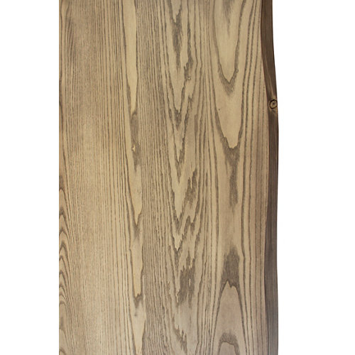 Tablero para mesa rechapado en madera de fresno 45x120x4 8 cm lados forma árbol