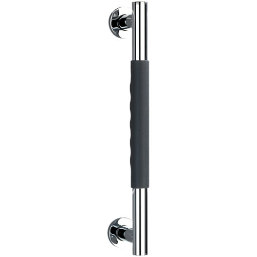 Asidero baño secura gris / plata 40.5x9 x40.5 cm de la marca Wenko en acabado de color Gris / plata fabricado en Acero inoxidable