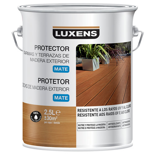Protector de tarimas luxens 2.5 l teca