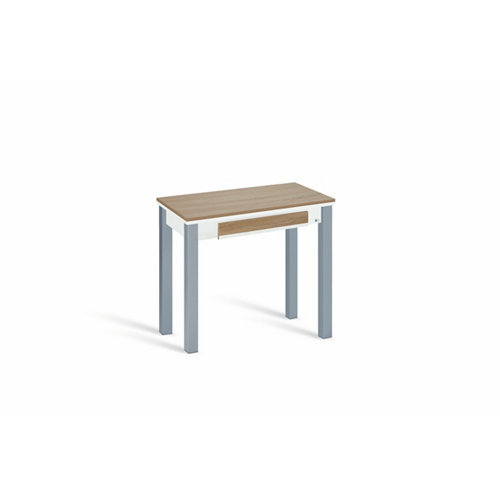 Mesa de cocina extensible madera matis de 40 a 80 cm marrón
