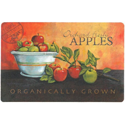 Alfombra verde yute verde redonda 90 x 90cm 26 Alfombra cocina pvc estar apples 45x75cm
