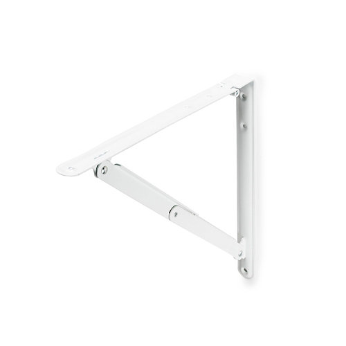 Escuadra abatible acero blanco alt. 30 x an. 30 cm