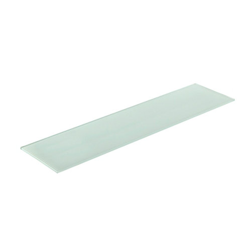 Estante de cristal mate dim: 600x150x6 mm, carga máx: 10kg