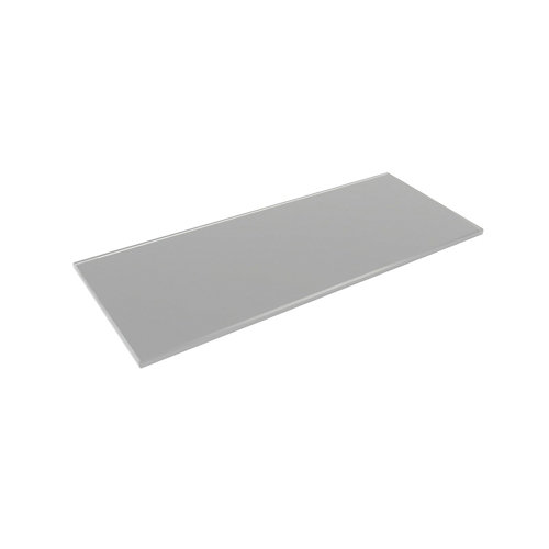 Estante de cristal aluminio dim: 300x120x6mm carga máx: 10kg