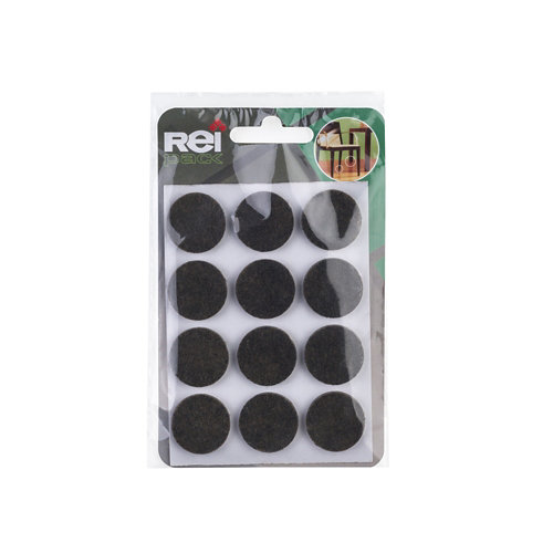 12 amoriguadores de fieltro redondo, medida de 22x22mm