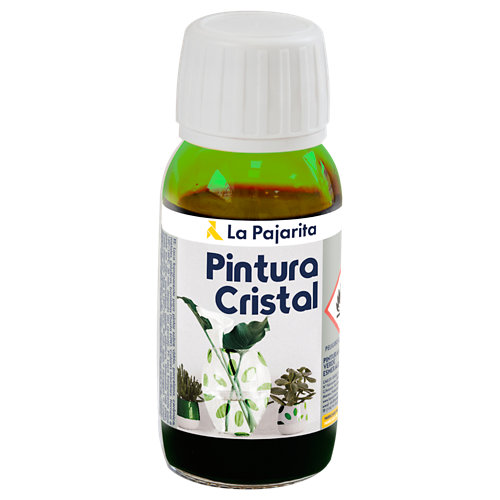 Pintura cristal la pajarita 50ml vd esmeralda