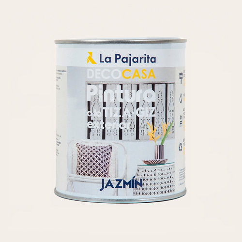 Pintura tiza exterior la pajarita 750ml jazmín