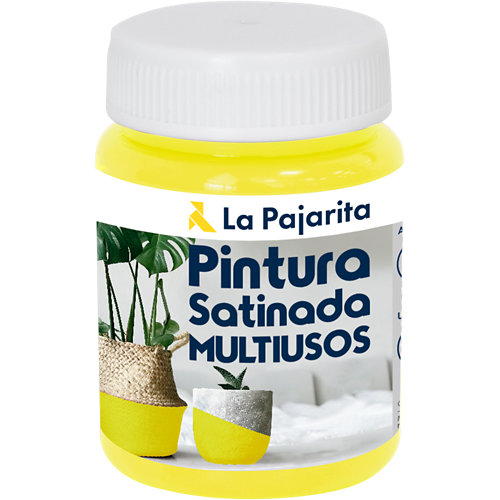 Pintura satinada la pajarita 75ml amarillo oro