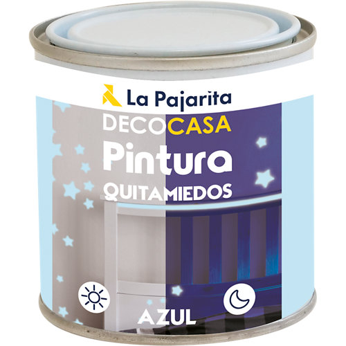 Pintura quitamiedos la pajarita 250ml azul