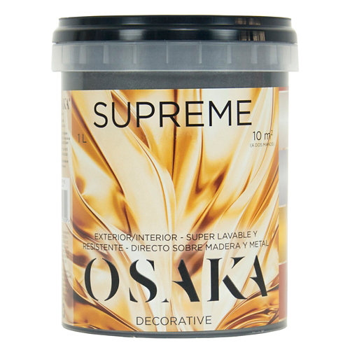 Pintura supreme metal osaka 1 litro oro antiguo