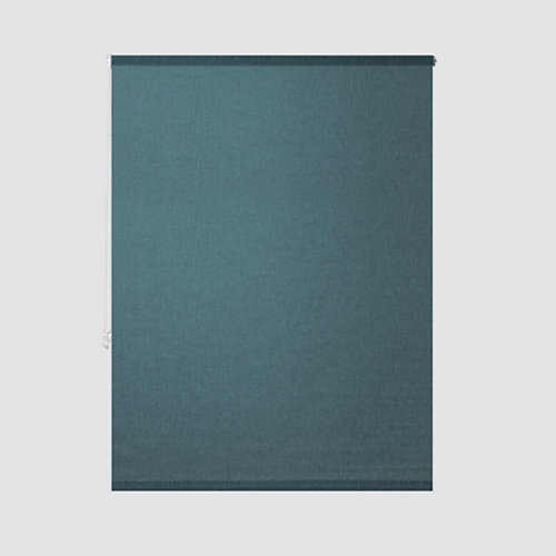 Estor enrollable translúcido alba turquesa medida 90x190 cm