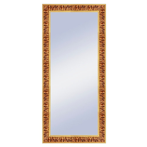 Espejo rectangular liliane barroco dorado 147 x 67 cm