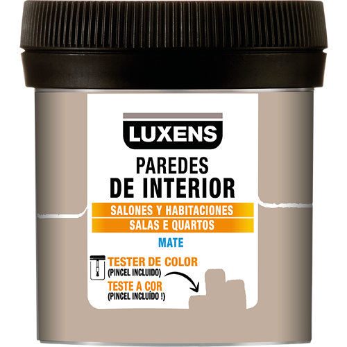 Pintura interior mate luxens 15l 0510-r30b rosa muy luminoso 17 Tester luxens 75 ml terra 5