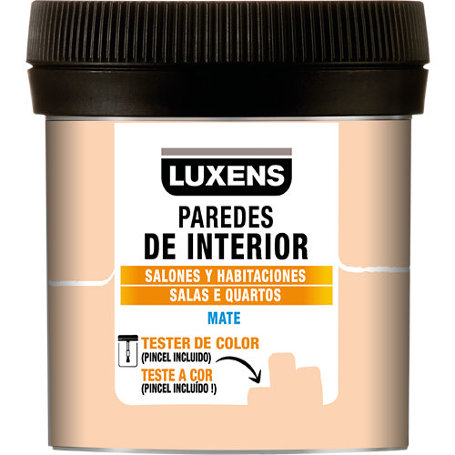 Tester de pintura luxens mate 75 ml chili 6