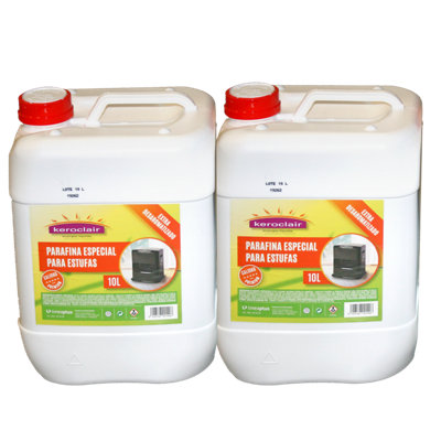 Pack de 2 bidones de parafina KEROCLAIR Extra 10L