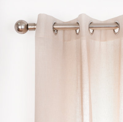 Visillo ollaos DOLOMITI beige 140x280 cm