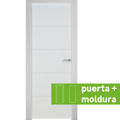 Puerta ciega berna roble gris 110x62,5 cm d 24 Conjunto de puerta lucerna 92,5 izquierda + tapeta
