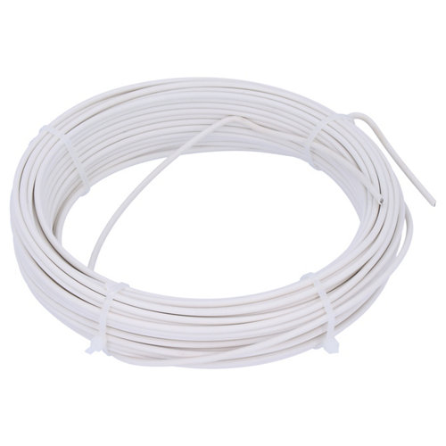 Cable acero plastificado blanco 2.7mm 20m