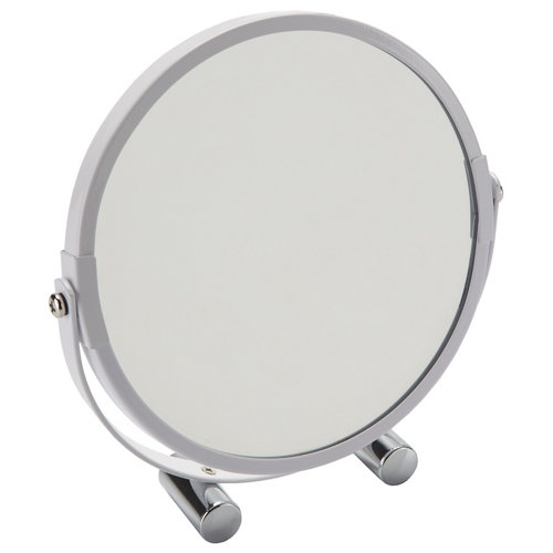 Espejo cosmético de aumento monica x 5 blanco de la marca GEDY en acabado de color Blanco fabricado en Varios, ver descripción