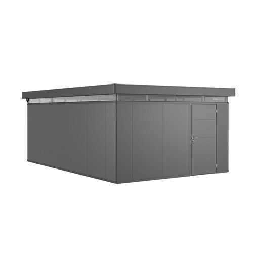 Caseta de metal oscuro derecha casanova de 430x250x630 cm y 27.09 m2