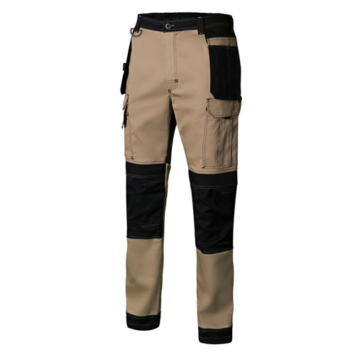 Pantalon canvas stretch beig t l