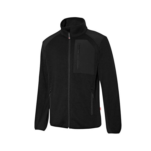 Chaqueta punto reforzado negro t xs