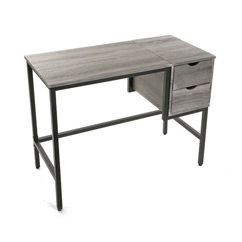 Mesa de escritorio square gris 76x100x48 cm