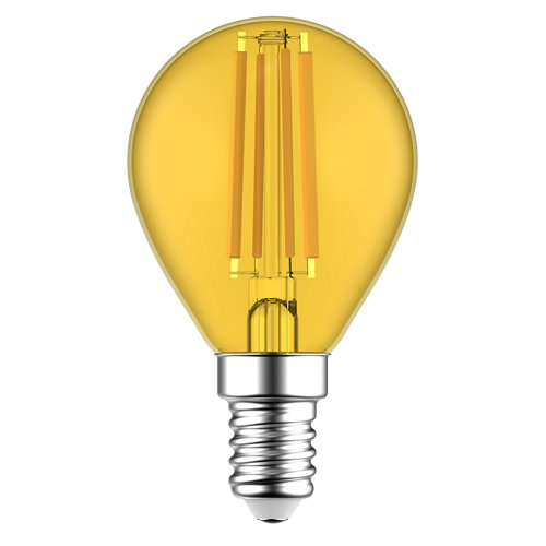 Bombilla led filamentos e14 4 5w amarillo lexman