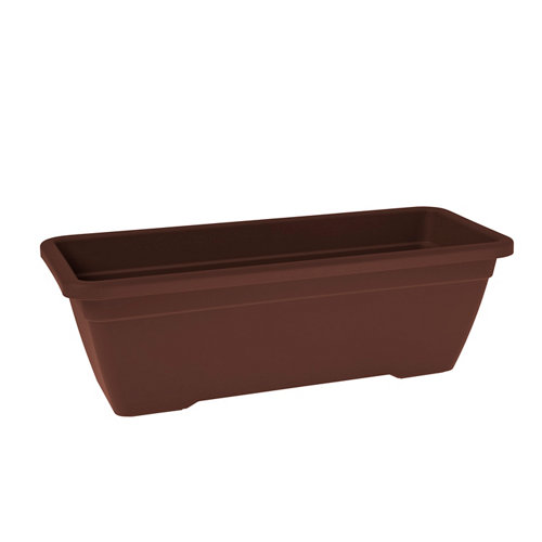 Lote jardinera y plato venezia bronce 40 cm