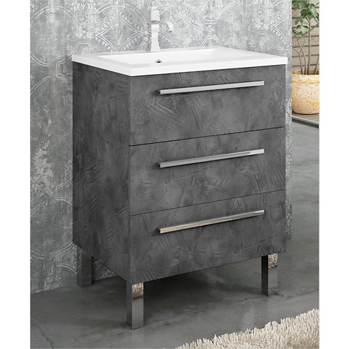 Mueble de baño madrid grafito 60 x 45 cm