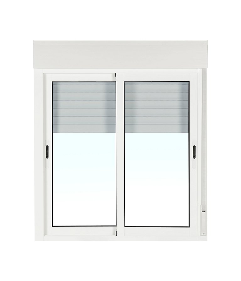 Ventana Aluminio Corredera Persiana Artens 100x115cm Leroy Merlin