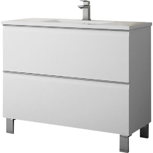 Mueble baño alpes blanco 100 x 45 cm