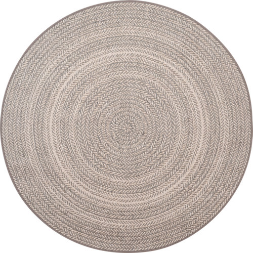 Alfombra azul polipropileno in-out clhoe 20405 140 x 200cm 23 Alfombra de interior/exterior color gris / plata aspecto gráfico 120cm x120cm